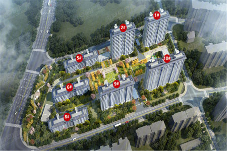 世尊华府3室2厅2卫76万114.47m2毛坯房出售